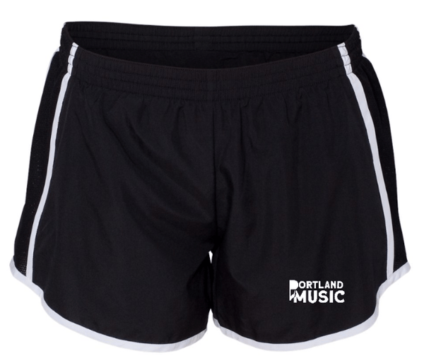 Custom Apparel - Screen Printing - Portland Music 2023 - Women's Running Shorts - Portland Music 2023 - 14930