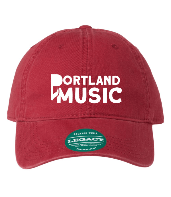 Custom Apparel - Screen Printing - Portland Music - Relaxed Dad Hat - Portland Music 2024 - 16689