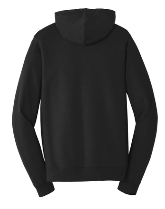 Custom Apparel - Screen Printing - Portland Soccer 2024 - Adult Fleece Full Zip Hoodie Black - Portland Soccer 2024 - 16360