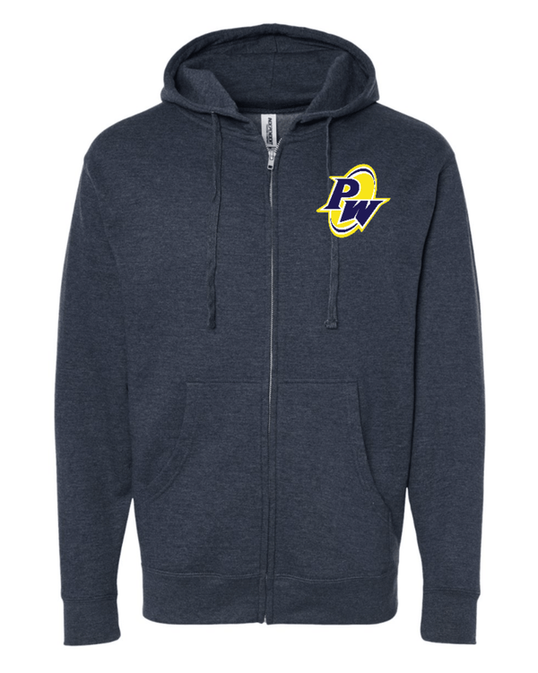 Custom Apparel - Screen Printing - PW Staff Shirts - Full Zip Hooded Sweatshirt - PW Staff Apparel - 15515