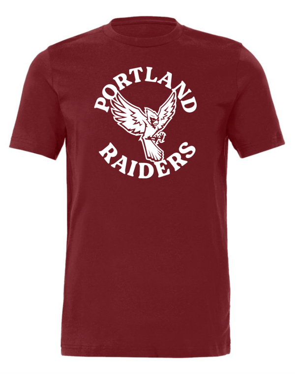 Custom Apparel - Screen Printing - Raider PTO Fundraiser - Youth Cardinal T-Shirt - Youth T-shirt - Raider PTO - 14388