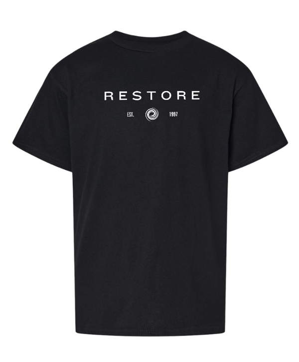Custom Apparel - Screen Printing - Restore Church - Fall 2024 - Youth Softstyle T-Shirt - Restore Church - Fall 2024 - 16758