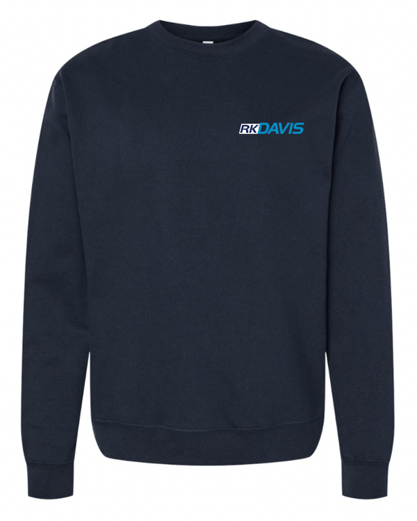 Custom Apparel - Screen Printing - RK Davis - Midweight Crewneck Sweatshirt - RK Davis - 15744