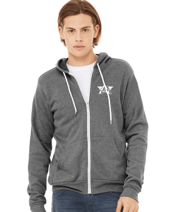 Custom Apparel - Screen Printing - Sky Crossing - Adult Unisex Full Zip Hoodie - Sky Crossing - 14934