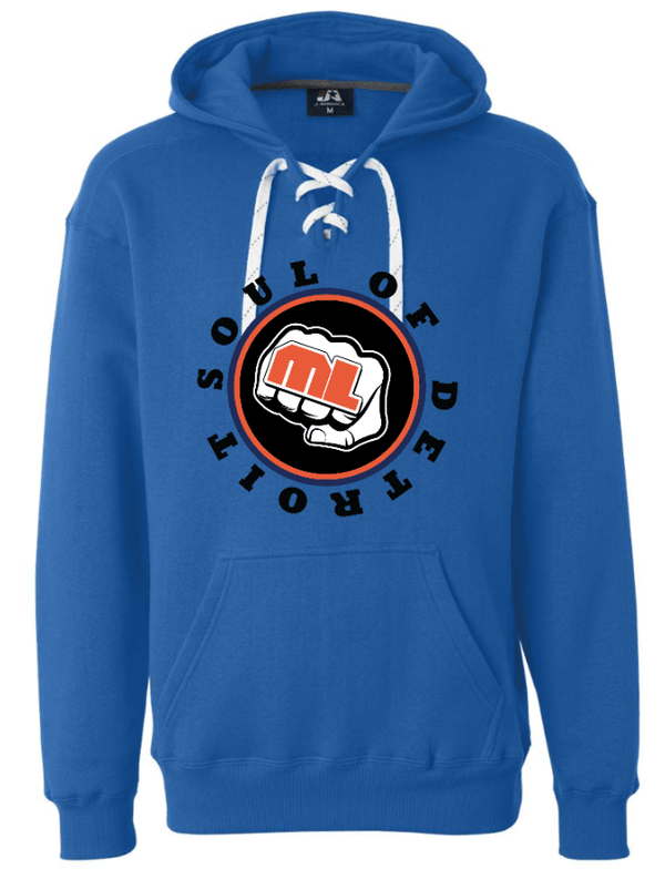 Custom Apparel - Screen Printing - Soul of Detroit - Unisex Adult Sport Lace Hooded Sweatshirt - Soul of Detroit - 16069