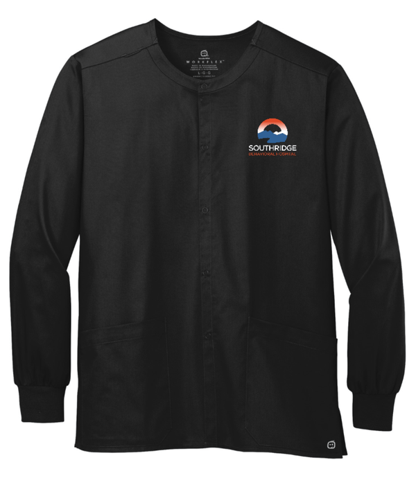 Custom Printed Apparel | Southridge Behavioral Hospital - Wink Unisex Scrub Jacket - Southridge Behavioral Hospital OD