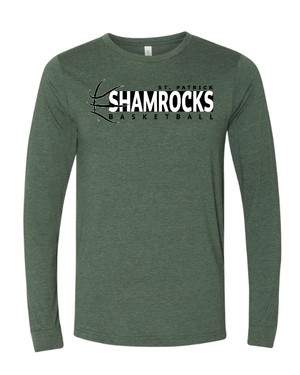 Custom Apparel - Screen Printing - St. Patrick Basketball 2024 - Adult Unisex Long Sleeve T-Shirt - St. Patrick Basketball 2024 - 16802