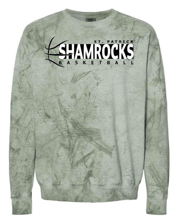 Custom Apparel - Screen Printing - St. Patrick Basketball 2024 - Colorblast Crewneck Sweatshirt - St. Patrick Basketball 2024 - 16802