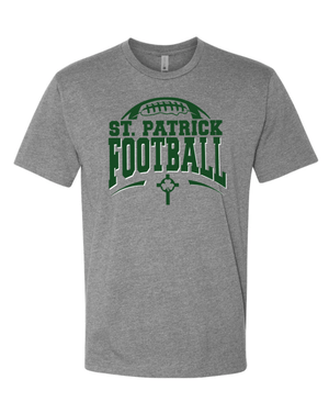 Custom Printed Apparel | St. Patrick Football - Unisex T-Shirt *Dark Grey / Forest Green* - St Patrick Football 25/26 - 18178
