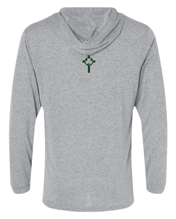Custom Apparel - Screen Printing - St. Patrick Golf - Performance Hooded Long Sleeve T-Shirt - St. Patrick Golf - 17389