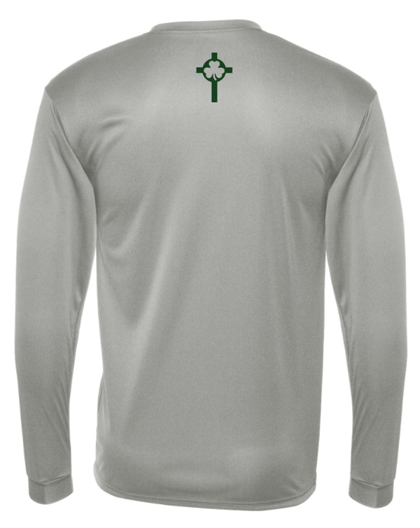 Custom Apparel - Screen Printing - St. Patrick Golf - Performance Long Sleeve T-Shirt - St. Patrick Golf - 17389