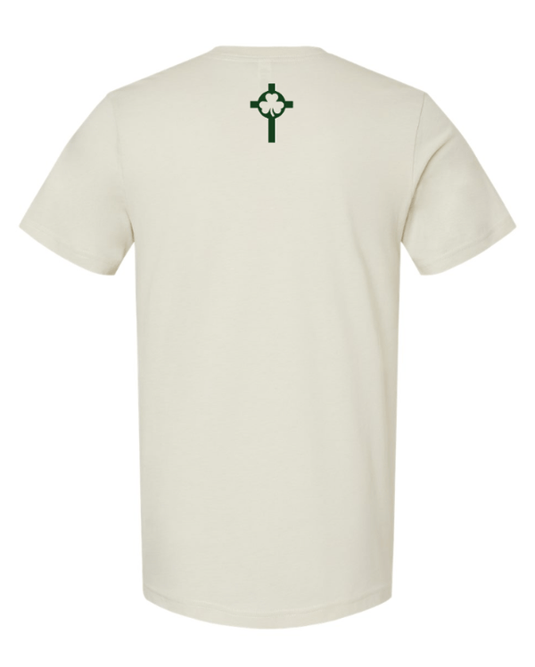 Custom Apparel - Screen Printing - St. Patrick Golf - Unisex T-Shirt (Grey / Oatmeal) - St. Patrick Golf - 17389