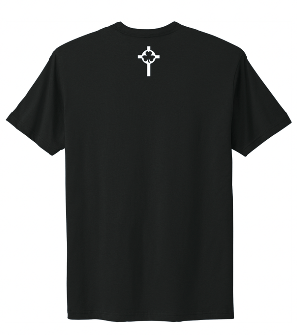 Custom Printed Apparel | St. Patrick Volleyball - Unisex T-Shirt *White / Black* - St. Pat's Volleyball 25 - 17999