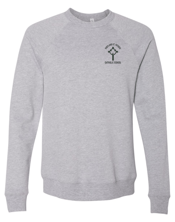 Custom Apparel - Screen Printing - St. Patrick - Youth Crewneck Sweatshirt (UNIFORM APPROVED) (On Demand) - Fabricated Customs