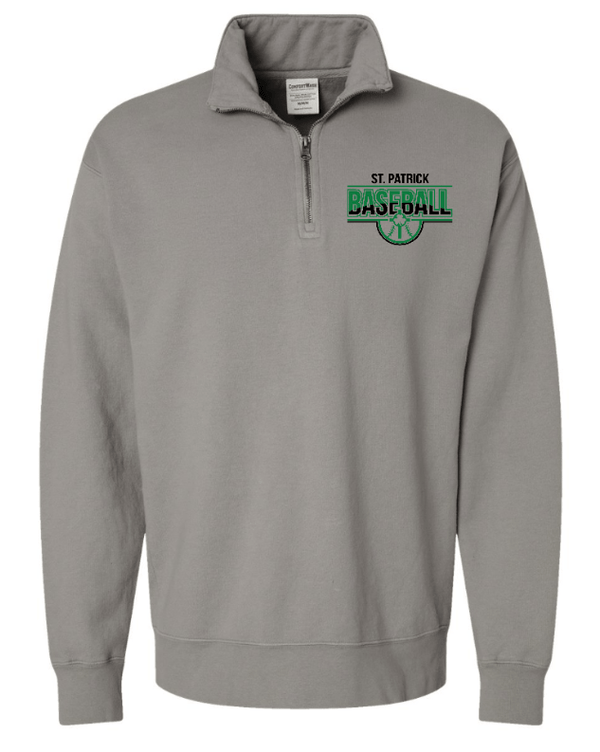 Custom Apparel - Screen Printing - St. Pats Softball / Baseball - Baseball 1/4 Zip Sweatshirt - St. Pats Softball / Baseball - 15566