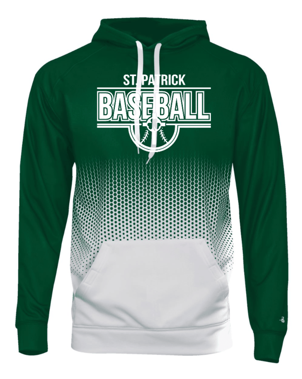 Custom Apparel - Screen Printing - St. Pats Softball / Baseball - Baseball Adult Unisex Hoodie - St. Pats Softball / Baseball - 15566