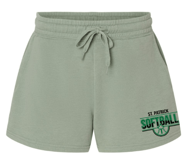 Custom Apparel - Screen Printing - St. Pats Softball / Baseball - Softball Women's Fleece Shorts - St. Pats Softball / Baseball - 15566