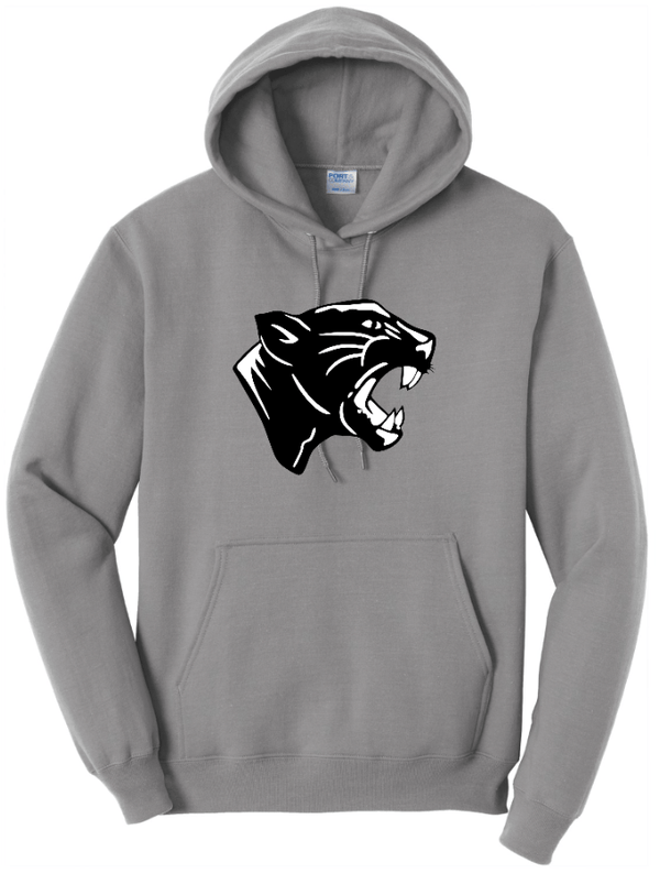 Custom Printed Apparel | Stockbridge 2025 - Medium Grey Adult Fleece Pullover Hooded Sweatshirt - Stockbridge Schools 2025 - 18310