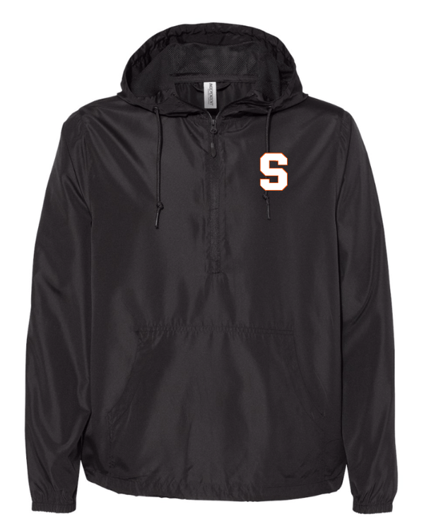 Custom Apparel - Screen Printing - Stockbridge New Year - New Apparel - Lightweight Quarter Zip Windbreaker Pullover - Stockbridge Apparel - 17289