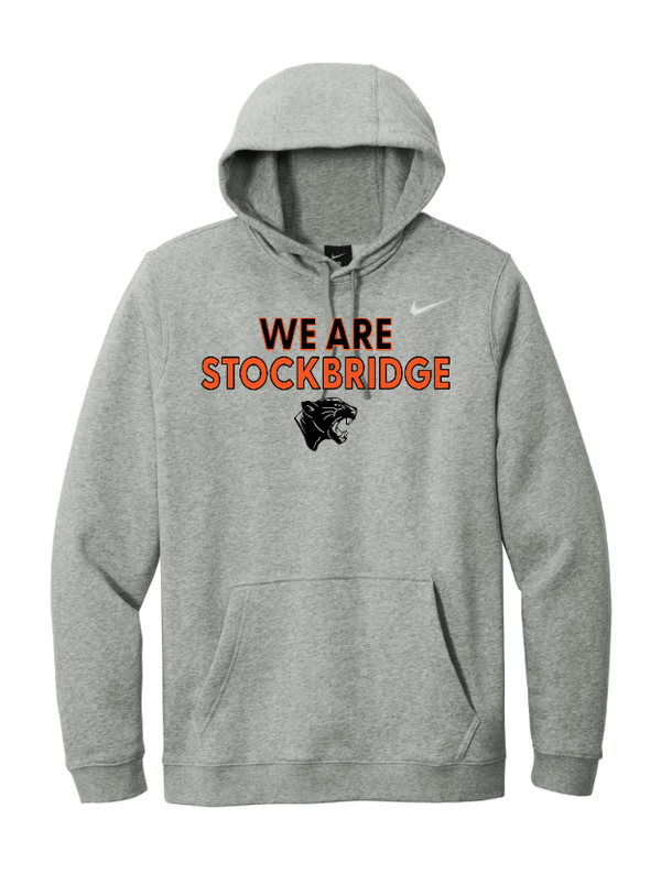 Custom Apparel - Screen Printing - Stockbridge New Year - New Apparel - Nike Fleece Hoodie "We Are Stockbridge" - Stockbridge Apparel - 17289