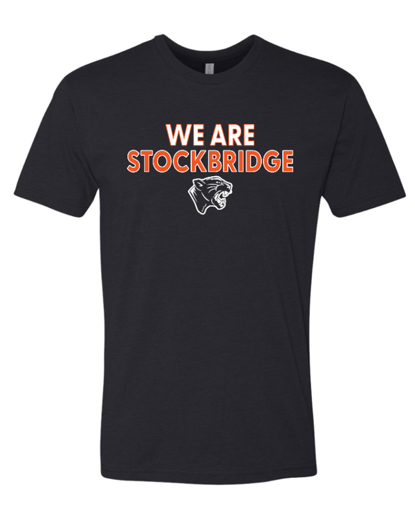 Custom Apparel - Screen Printing - Stockbridge School - Adult T-Shirt Black - Stockbridge Stock Items