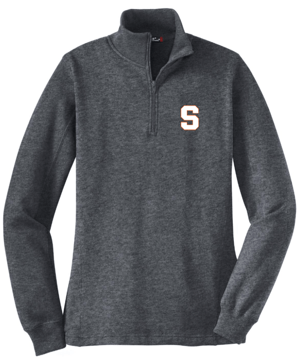 Custom Apparel - Screen Printing - Stockbridge Staff Apparel - Women's Quarter Zip Sweatshirt - Stockbridge Staff Apparel - 16533