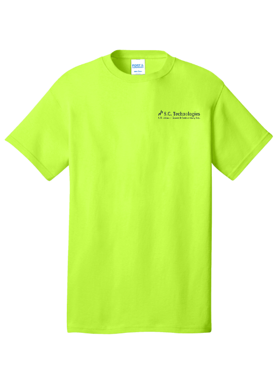 Custom Apparel - Screen Printing - Summit Contractors - Core Cotton T-Shirt - Green / Grey - Summit Contractors - 16912