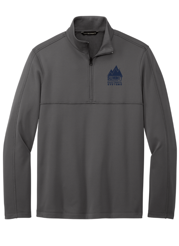 Custom Apparel - Screen Printing - Summit Contractors - Smooth Fleece Quarter Zip - Summit Contractors - 16912