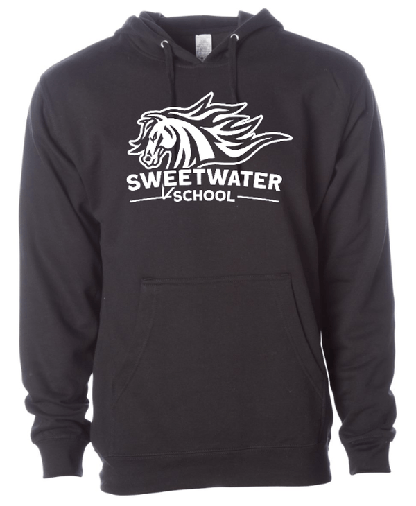 Custom Apparel - Screen Printing - Sweetwater Elementary 2023 Winter - Adult Unisex Hooded Sweatshirt - Sweetwater Elementary 2023 Winter - 14479