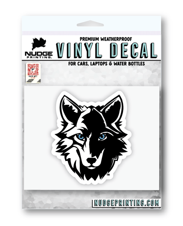 Custom Apparel - Screen Printing - Walk on Wellness - Black Wolf Decal - Walk on Wellness - 15066