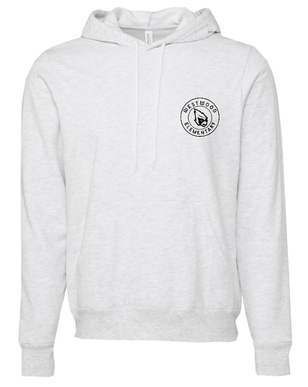Custom Apparel - Screen Printing - Westwood Back to School - Adult Fleece Hoodie (Grey/ Dark Grey) - Westwood Back to School - 16415