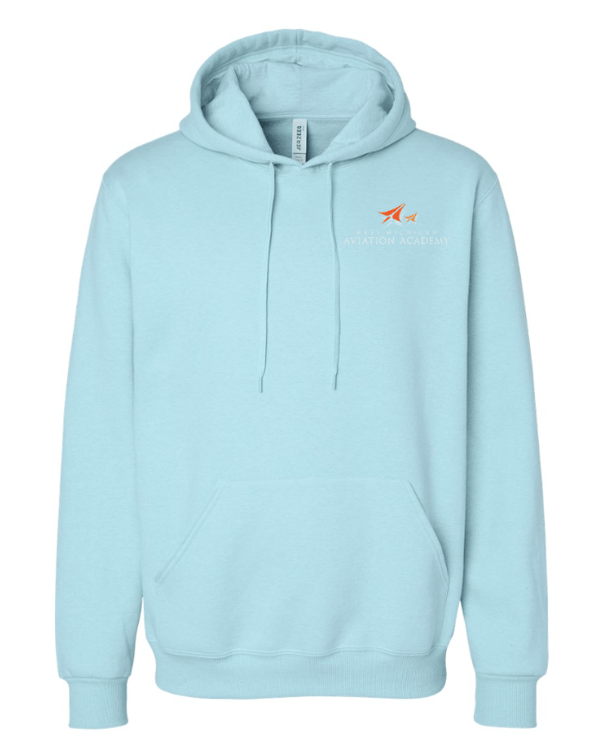 Custom Printed Apparel | WMAA Fall 25 - Premium Blend Hooded Sweatshirt *Cloud Heather / Navy* - WMAA Fall 25 - 18037