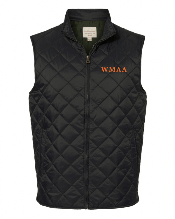 Custom Apparel - Screen Printing - WMAA - Vintage Diamond Quilted Vest - WMAA 2024 - 16764
