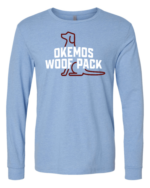 Custom Apparel - Screen Printing - Woof Pack 2024 - CVC Long Sleeve T-Shirt - 2024 Woof Pack - 16526
