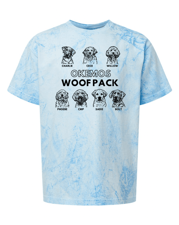 Custom Apparel - Screen Printing - Woof Pack 2024 - Youth Colorblast Heavy Weight Tee - 2024 Woof Pack - 16526