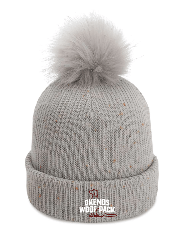 Custom Apparel - Screen Printing - Woof Pack Holidays - Pom Cuffed Beanie - Woof Pack Holidays - 16953