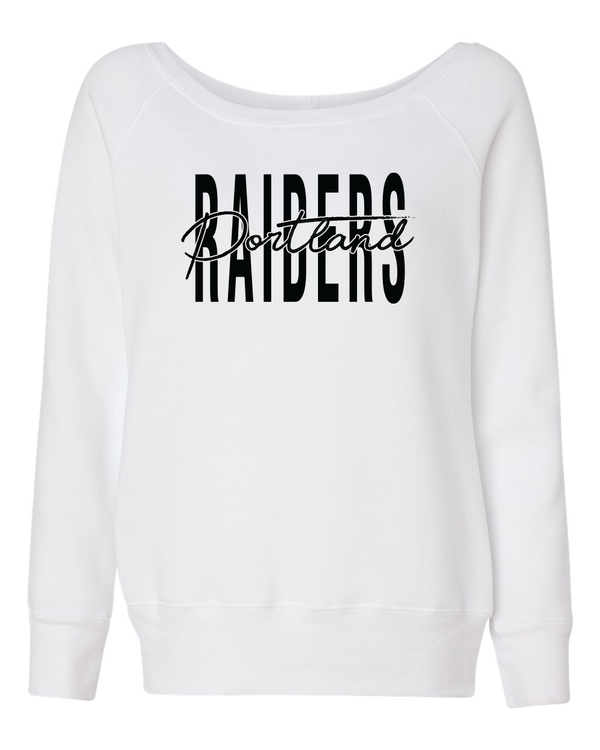 Portland High School Seniors - Women's Wide Neck Sweatshirt