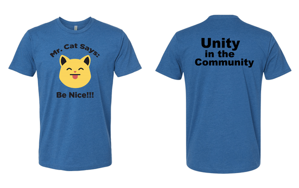 Unity in the Community: Mr. Cat Says Be Nice