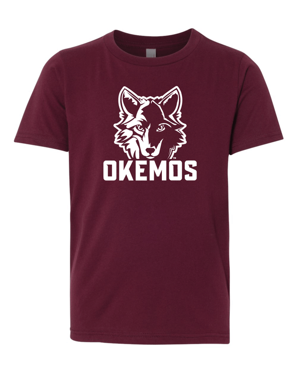 Okemos Wolves Maroon Youth Unisex T-Shirt