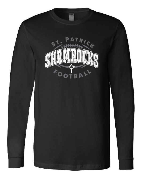 St. Patrick Football 2022 - Black Unisex Long-Sleeve T-shirt