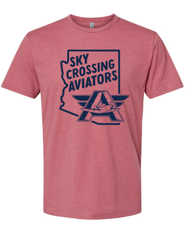 Sky Crossing - AZ Aviators Unisex Adult T-Shirt