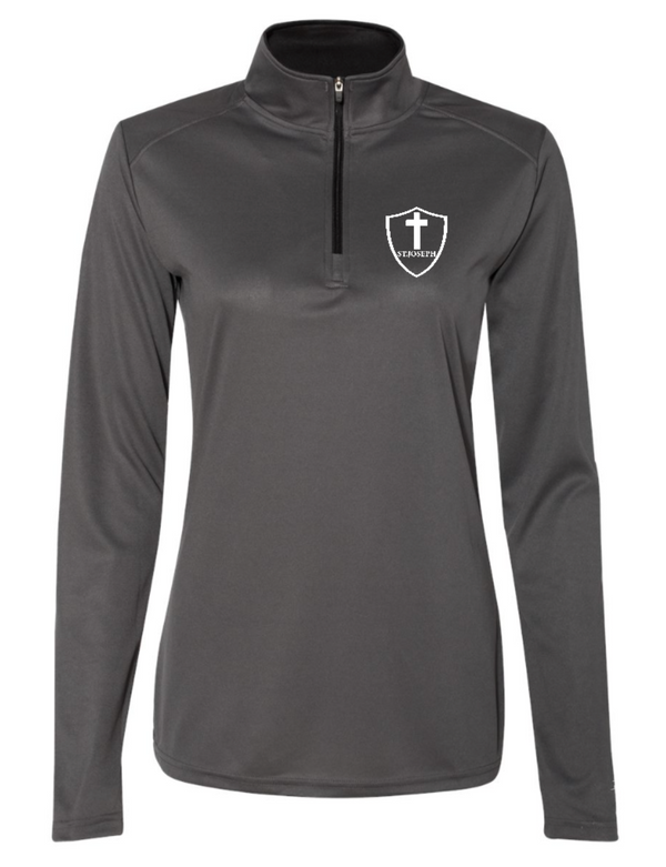 St. Joseph - Embroidered Performance Quarter Zip - Women's