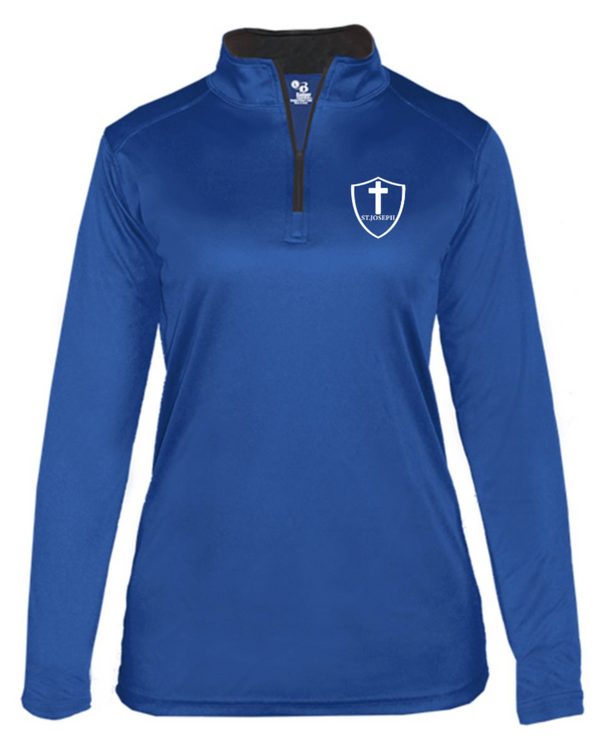 St. Joseph - Embroidered Performance Quarter Zip - Women's