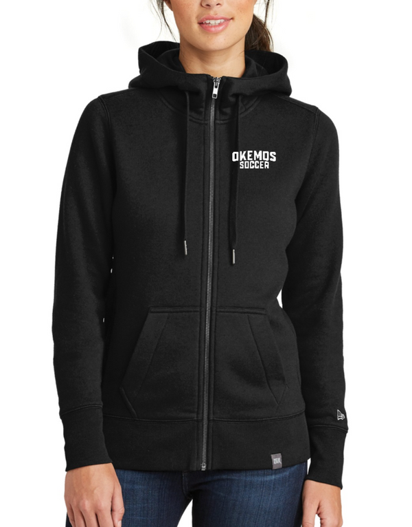 OHS Soccer - New Era - French Terry Full-Zip Hoodie - Ladies