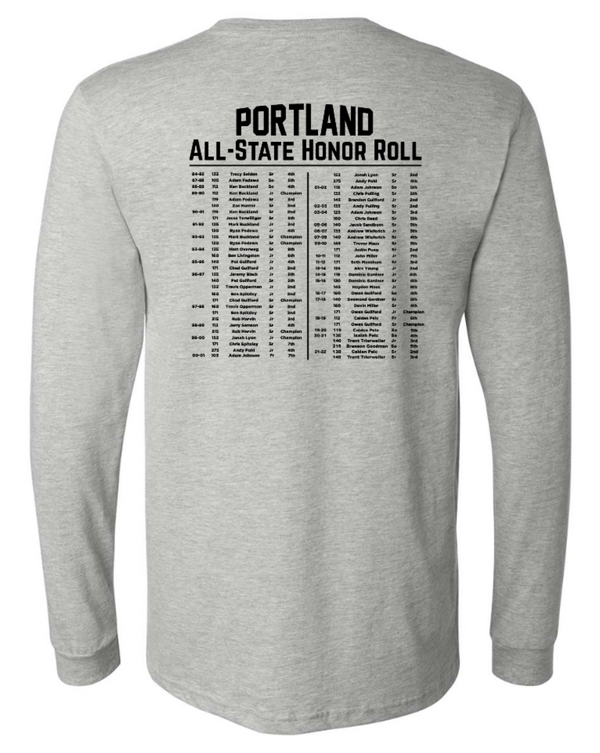 Raider Wrestling - Unisex Long Sleeve - Grey