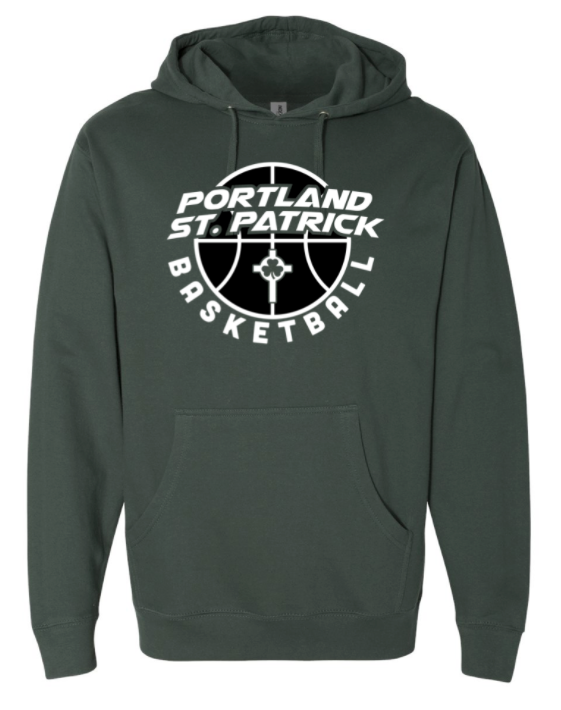 St. Patrick Basketball - Unisex Hoodie - Green