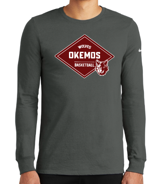 Okemos Basketball - JV Nike Dri-Fit Long-Sleeve Tee