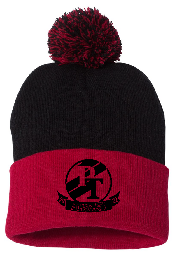 Portland Tennis MHSAA Qualifiers - Pom Beanie