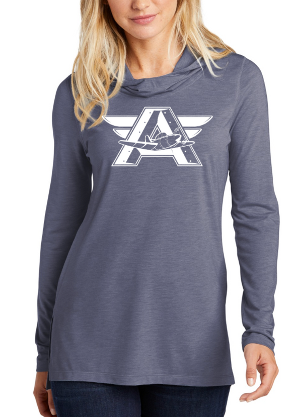 Sky Crossing - SportTek - TriBlend Wicking Long Sleeve Hoodie