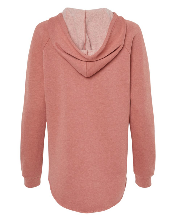 Sky Crossing - Women's Lightweight California Wave Wash Hooded Sweatshirt